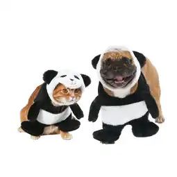 Walmart Vibrant Life Halloween Dog Costume and Cat Costume: Panda, Size Small offer
