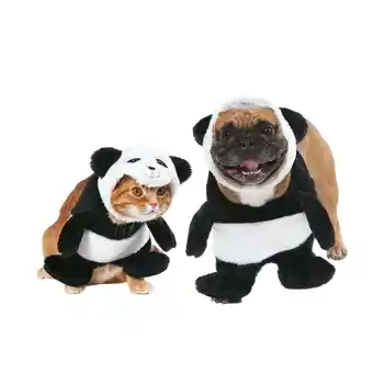 Walmart Vibrant Life Halloween Dog Costume and Cat Costume: Panda, Size Small offer