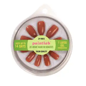 Walmart PaintLab Reusable Gel Press on Nails Kit, Almond Shape, Neutral Nude 3, 24 Count offer