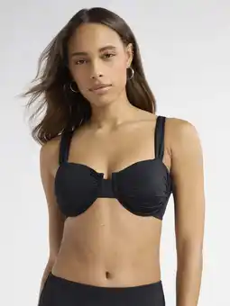 Walmart Sofia by Sofia Vergara Women's Shirred Balconette Underwire Swim Top, Sizes XS-XL offer