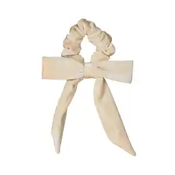 Walmart Hairitage Velvet Hair Bow Scrunchie Ivory, 1 PC offer