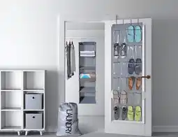 Walmart Mainstays 5pcs Closet Set Organizer, Soft Silver offer