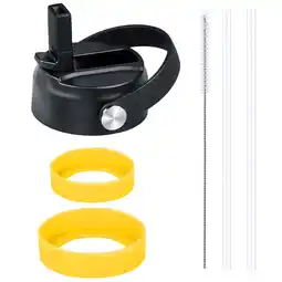 Walmart Wide Mouth Straw Lid 2 Straws and 1 Brush And 2 Protective Pads. Fits Most Sports Water Bottles offer