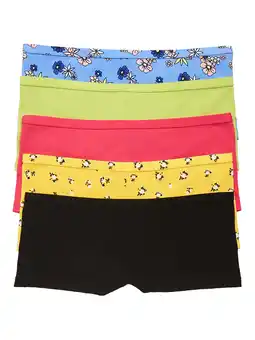 Walmart No Boundaries Women's Cotton Jersey Cheeky Panties, 5-Pack offer