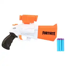 Walmart Nerf Fortnite SR Blaster with 8 Official Darts Kids Toys for Outdoor Summer Games Ages 8 and Up offer