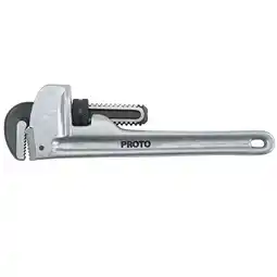 Walmart Proto Alum Pipe Wrench, 90 Deg Head Angle, Forged Steel Jaw, 24, EA (577-824A) offer