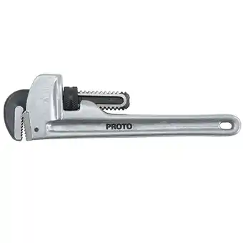 Walmart Proto Alum Pipe Wrench, 90 Deg Head Angle, Forged Steel Jaw, 24, EA (577-824A) offer
