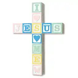 Walmart I Love Jesus Cross-Pastel offer