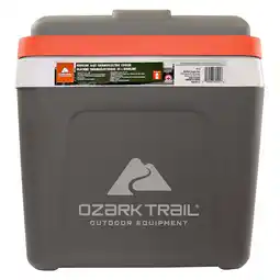 Walmart Ozark Trail Highline electric Cooler 30 Cans Portable Coolers Travel 24 L/26qt 12V Iceless, Grey offer