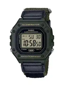 Walmart Casio Men's Velcro Band Digital Watch W218HB-3AV offer