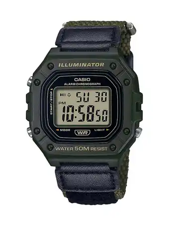 Walmart Casio Men's Velcro Band Digital Watch W218HB-3AV offer