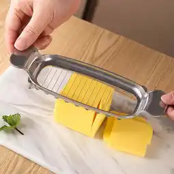 Walmart EGYMEN Butter Slicer,Stainless Steel Butter and Cheese Cutter Slicer, Single Stick, Easy to Clean offer
