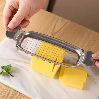 Walmart EGYMEN Butter Slicer,Stainless Steel Butter and Cheese Cutter Slicer, Single Stick, Easy to Clean offer