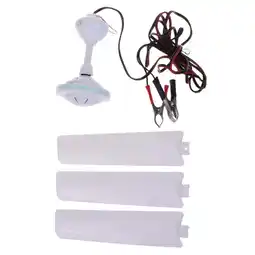 Walmart XISAOK DC12V Ceiling Fan Hanging Fan with 2.8M Cable for Campers Car Outdoor Tent offer