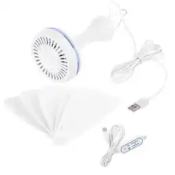 Walmart XISAOK 6 Leaves 5V USB Ceiling Canopy Fan Timer 4 Speed Hanging Outdoor Camp Tent Fan offer