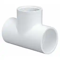 Walmart Manufacturer Varies Tee, 1 1/4 in, Schedule 40,White,370 PSI 402012 offer