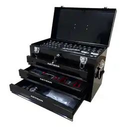 Walmart 3 Drawers Tool Box with Tool Set offer