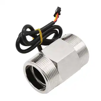 Walmart 1.5'' Hall Effect Liquid Water Flow Sensor Water Flowmeter Fluidmeter 5-150L/Min offer