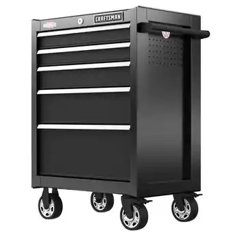 Walmart Craftsman S2000 26 in. 5 drawer Steel Rolling Tool Cabinet 37.5 in. H X 18 in. D offer