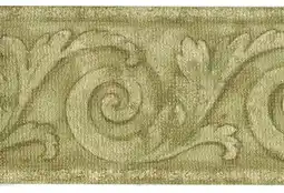 Walmart 879778 Vintage Scroll Green Architectural Wallpaper Border FDB05762 offer