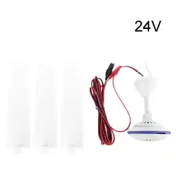 Walmart XISAOK Camping Tent Dorm Mute Fan Easy Installation Portable 3 Leaves Fan with Hook offer