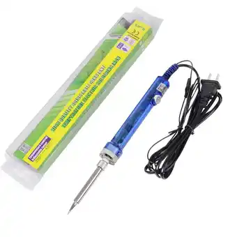 Walmart Yescom Electric 60w Lead-free Handheld Iron Gun Soldering Station Welding Adjustable Temperature offer