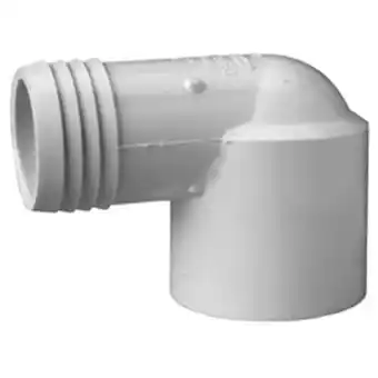 Walmart Manufacturer Varies Elbow,90 Degrees, 1 1/2 in,White,200 PSI 127957 offer