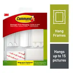 Walmart Command General Purpose Picture Hanging Kit, Hang Up To 15 Pictures offer