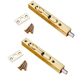 Walmart 2Pcs Door Flush Bolts -Concealed Security Door Locks for Composite Doors,Wood Doors,Double Doors etc offer