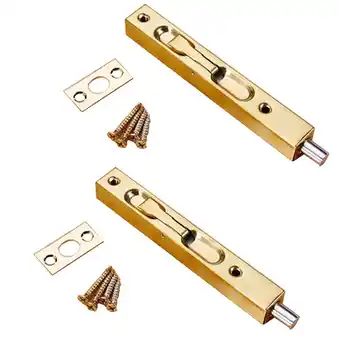 Walmart 2Pcs Door Flush Bolts -Concealed Security Door Locks for Composite Doors,Wood Doors,Double Doors etc offer