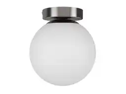 Walmart Better Homes & Gardens 8 Classic Nickle Ceiling Light, E26 Socketed Base, LED Light Bulb Included offer
