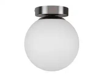 Walmart Better Homes & Gardens 8 Classic Nickle Ceiling Light, E26 Socketed Base, LED Light Bulb Included offer