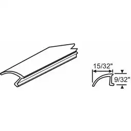 Walmart Manufacturer Varies Glazing Bead, White, Vinyl, 9/32 in H 65-4-6 offer