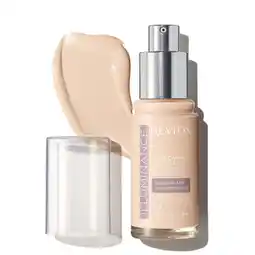 Walmart Revlon Illuminance Skin-Caring Liquid Foundation Makeup, Medium Coverage, 105 Cream Ivory, 1 fl oz offer