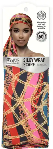 Walmart Evolve Silky Wrap Scarf Multicolor Status offer