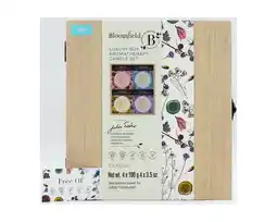 Walmart Bloomfield Luxury Soy Aromatherapy Candle Set, 4pc offer