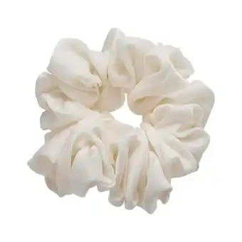 Walmart Hairitage Satin Hair Scrunchie Ivory, 1 PC offer