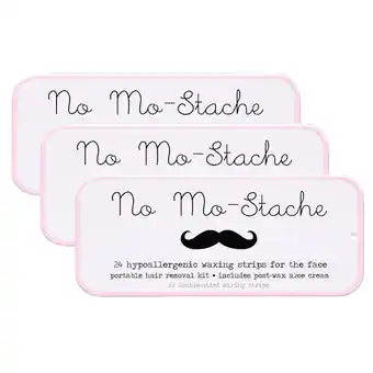 Walmart No Mo-Stache Portable Lip Wax Strip Bundle x 3 offer
