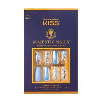 Walmart KISS Majestic Nails High-End Manicure, ‘My Jewelry’, 30 Count offer