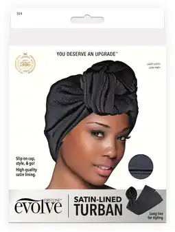 Walmart Evolve Satin Lined Turban Black offer