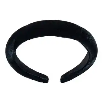 Walmart Wild Primrose by Scunci Fashion Padded Headband in Velvet Fabric Black, 1ct offer