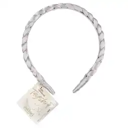 Walmart Tayshia by Scunci Comfort No-Squeeze Satin Braided Headband, Lilac offer