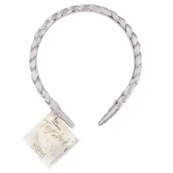 Walmart Tayshia by Scunci Comfort No-Squeeze Satin Braided Headband, Lilac offer