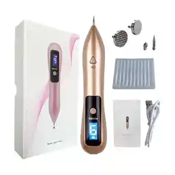Walmart Electric Beauty P-l-a-s-m-a Tag Removal Pen Machine with 1pcs flat buckle+1pcs mesh buckle (Gold) offer