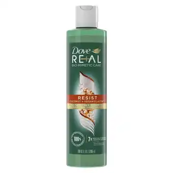 Walmart Dove Real Biomimetic Care Resist Daily Shampoo with Vegan Elastin All Hair Types, Coconut, 10 fl oz offer
