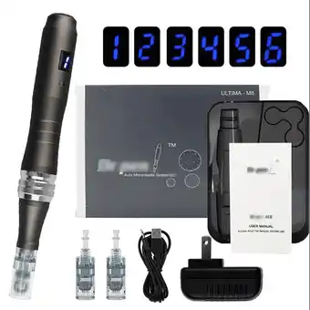 Walmart Dr.-Pen Electric M8W Pen, Tool Auto Pen Care Tool Therapy Skin Care With 5Pcs 16pin Cartridges offer