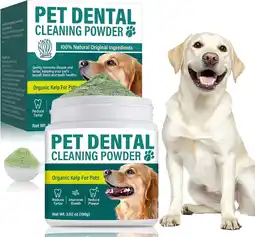 Walmart Dog-Dental-Powder, Dog Dental Care for Plaque Remover and Bad Breath, 100g offer