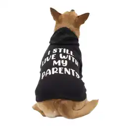 Walmart Vibrant Life Polyester Parents Graphic Dog & Cat Hoodie, Black, XXS offer