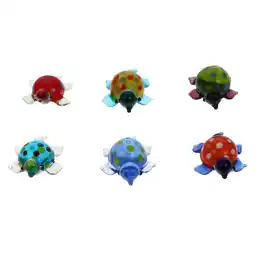 Walmart 6pcs Decorative Glass Turtle Practical Mini Turtle Decoration for Fish Tank offer