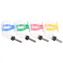 Walmart 4Pcs Leakproof Hanging Water Bottle for Hamsters Small Pet Water Feeder offer